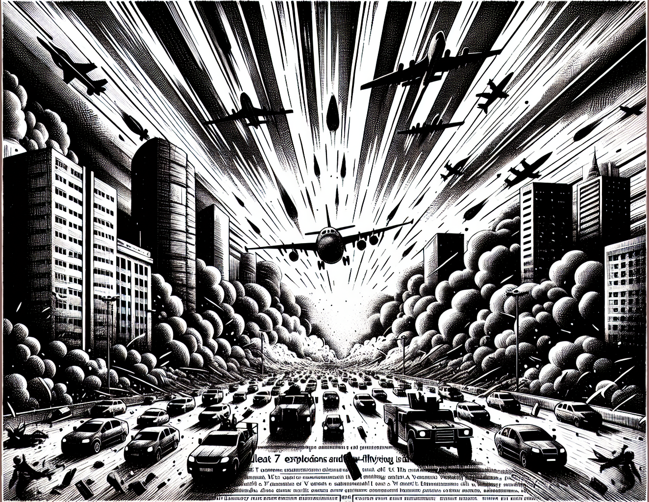 Illustration for: At least 7 explosions and low-flying aircraft are heard in Venezuela’s Caracas