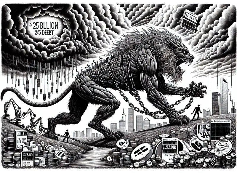 Illustration for: Oracle’s monster $25 billion debt financing points to anxieties around AI funding