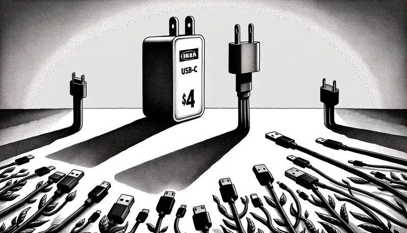 Illustration for: Ikea’s new $4 USB-C charger is cheaper than Apple’s and Anker’s