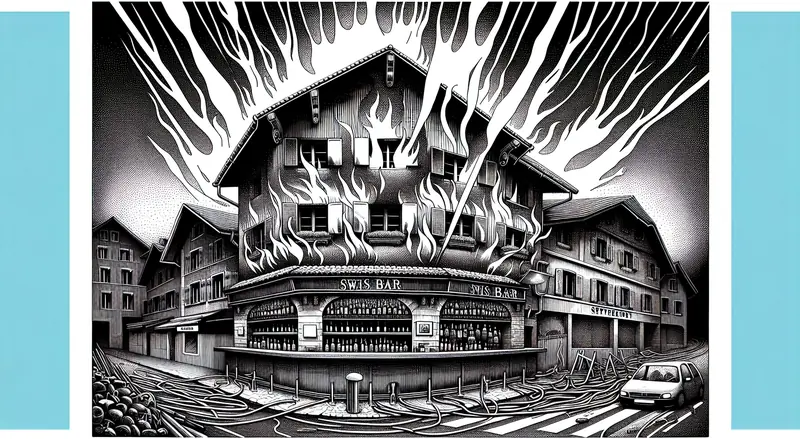 Illustration for: Swiss bar where fatal New Year's fire broke out had not been inspected for five years, officials say