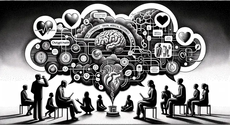 Illustration for: OpenAI launches ChatGPT Health, encouraging users to connect their medical records