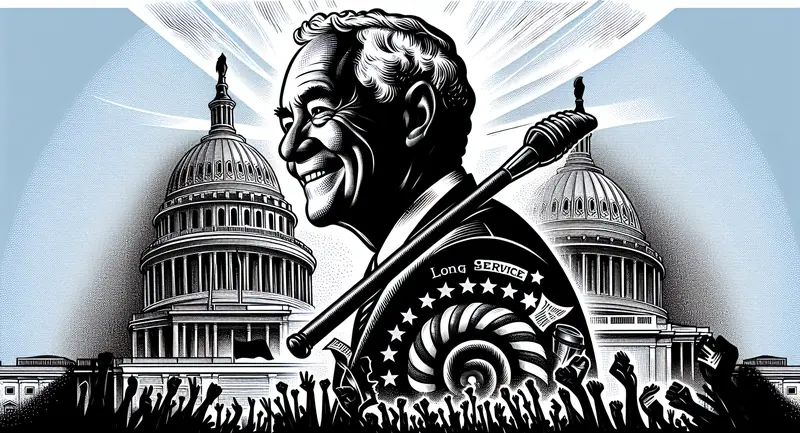Illustration for: Steny Hoyer, Longest-Serving House Democrat, to Retire From Congress