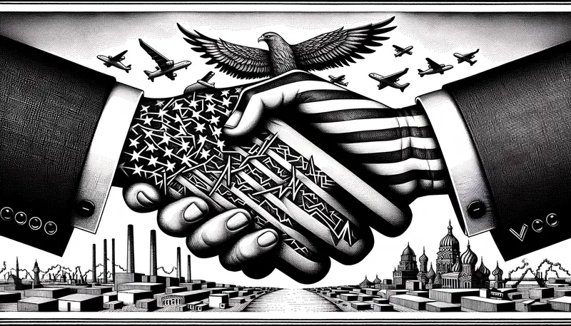 Illustration for: Germany Public Broadcast: US reputation on all time low. Only 15% think the US is a trustworthy partner