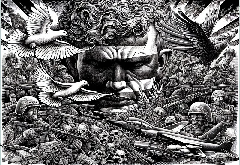 Illustration for: There is a 'real threat' of US military action against Colombia, president tells BBC