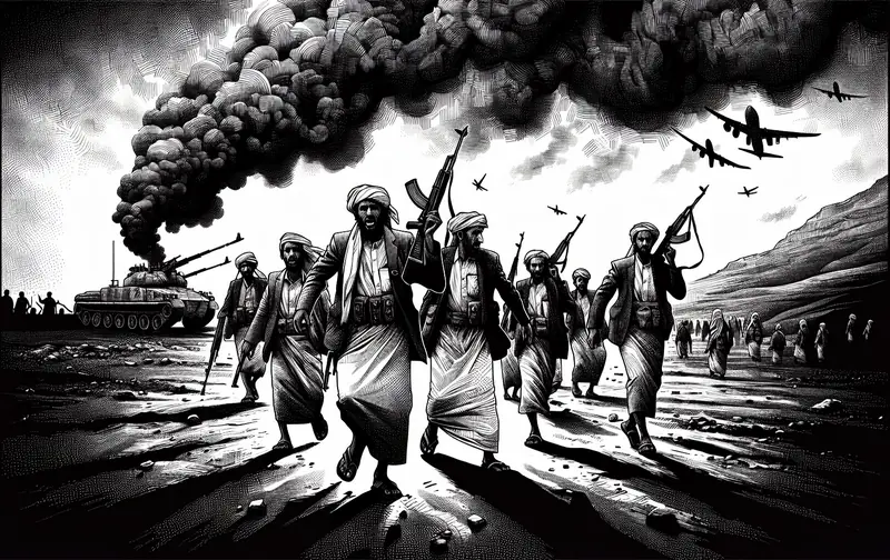 Illustration for: Yemen's Southern Transitional Council says it will dissolve after its head fled to UAE