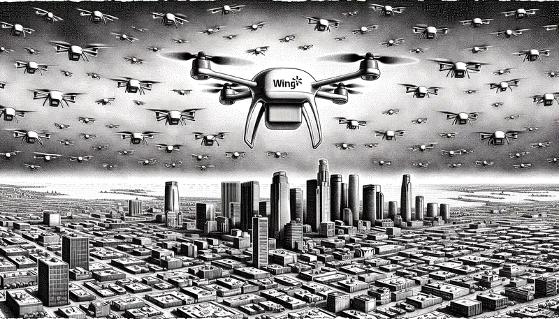 Illustration for: Wing’s drone delivery is coming to 150 more Walmarts