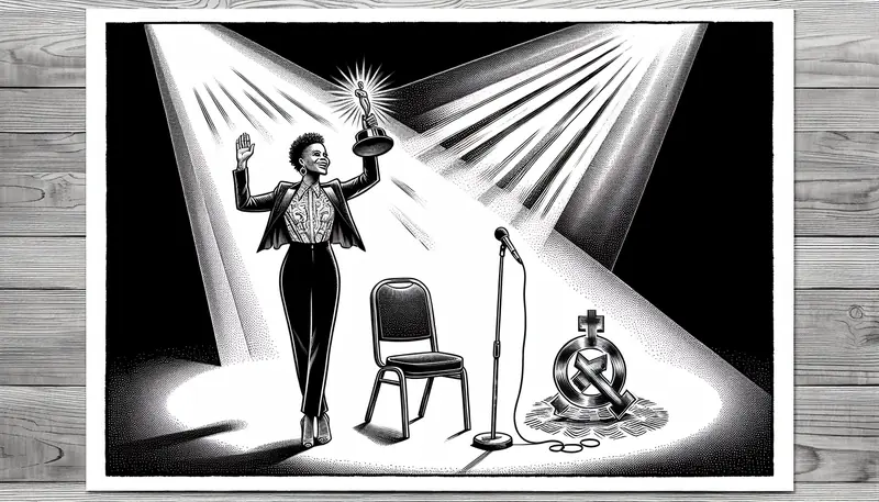 Illustration for: Wanda Sykes Trolls Ricky Gervais for Anti-Trans Jokes by Accepting His Golden Globe and ‘Thanking God and the Trans Community’