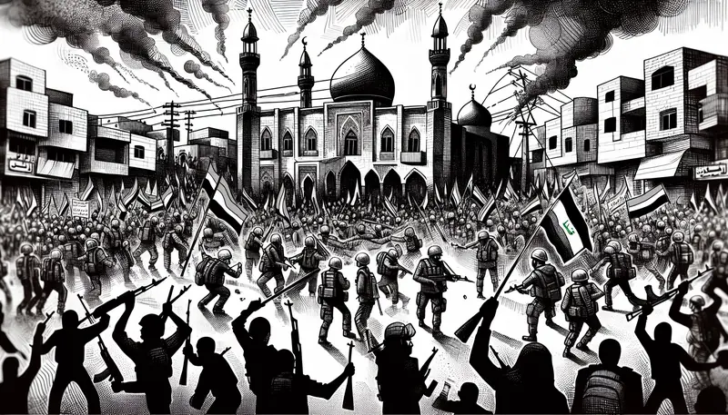 Illustration for: Death toll from protests in Iran increases as Trump says Iran wants to talk