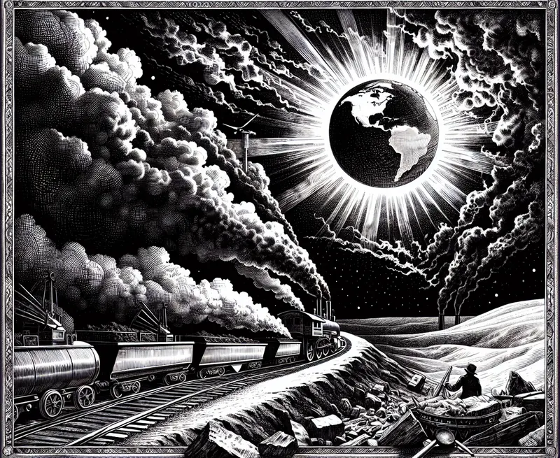 Illustration for: U.S. Emissions Jumped in 2025 as Coal Power Rebounded