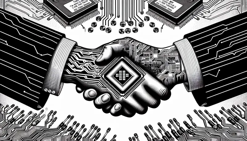 Illustration for: Taiwan will invest $250B in U.S. chipmaking under new trade deal