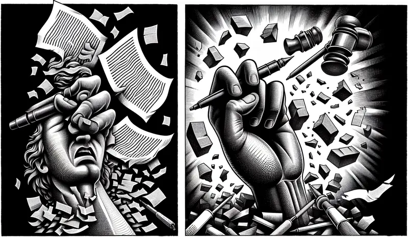 Illustration for: South Korea's ex-president Yoon guilty of abuse of power in martial law bid